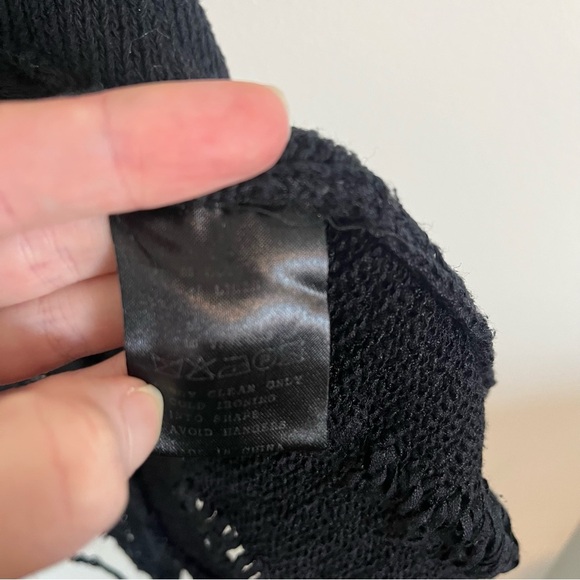 ALEKSANDR MANAMIS Distressed Ladder Knit Asymmetrical Tank Top - Picture 11 of 13